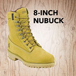 Image of wheat colored nubuck work boot